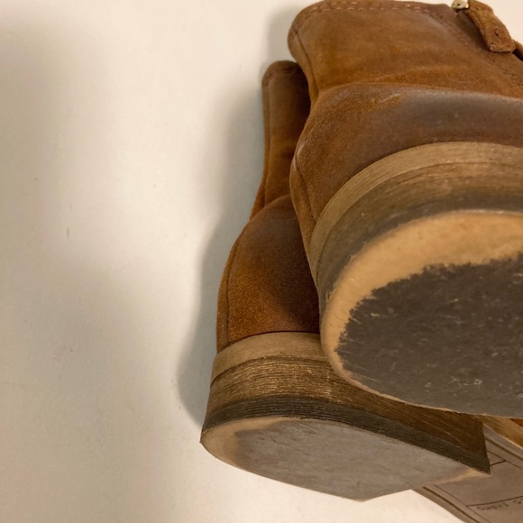 Franco Sarto Kelvin Tan Leather Ankle Boots size 8 - Picture 11 of 16